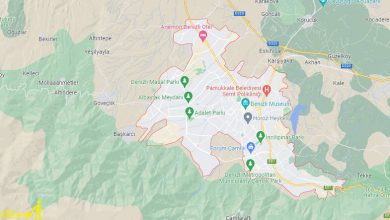 نقشه آنلاین شهر دنیزلی