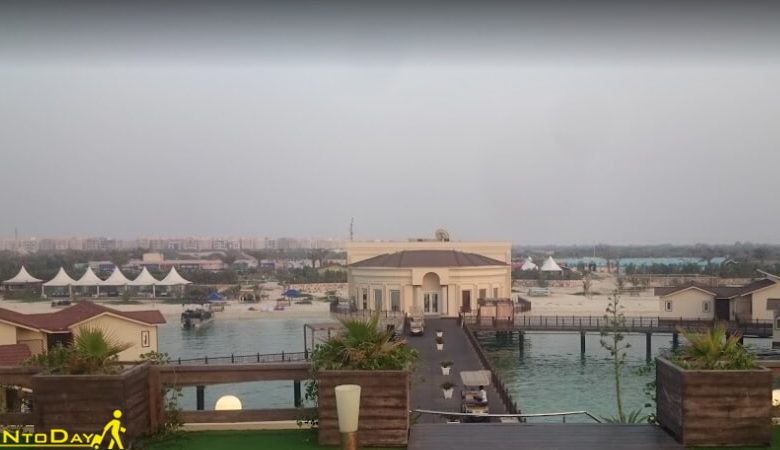 نمای هوایی از هتل ترنج کیش