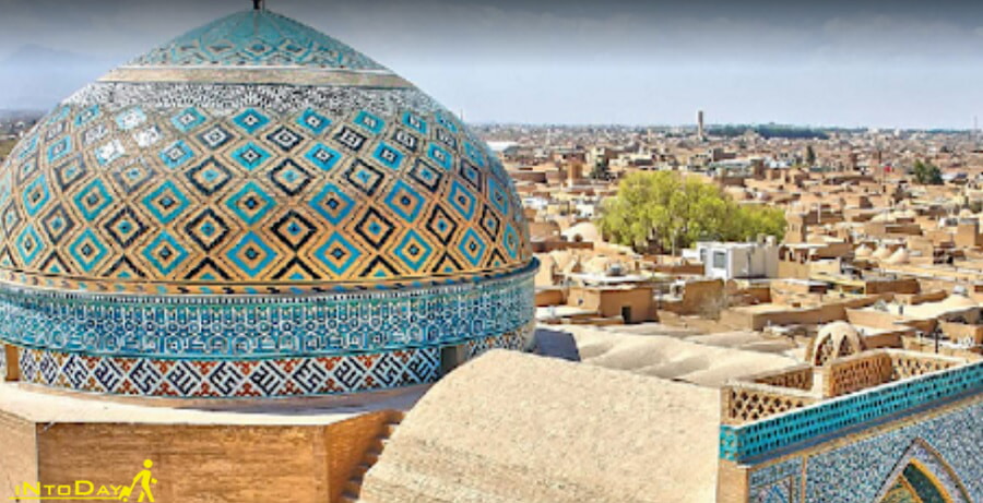 مسجد جامع یزد در بافت تاریخی