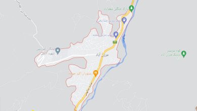 نقشه آنلاین شهر مرزن آباد