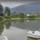 قایق پدالی در دریاچه دیگه سرا