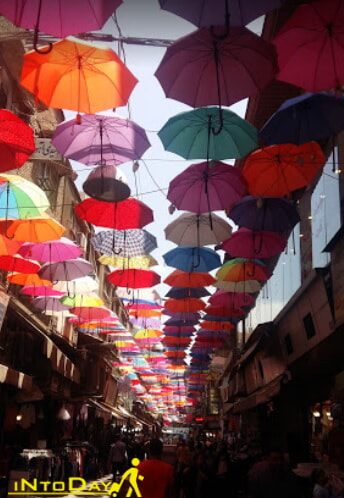چترهای کوچه برلن