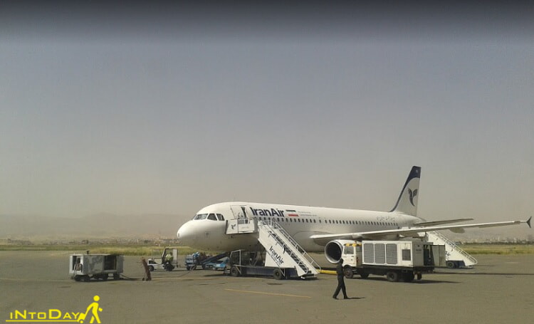 هواپیمایی ایران ایر در فرودگاه کرمانشاه