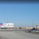 ورودی فرودگاه اردبیل از جاده نمین