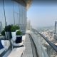 بالکن عرشه رصد شیشه‌ای هتل ادرس اسکای ویو دبی