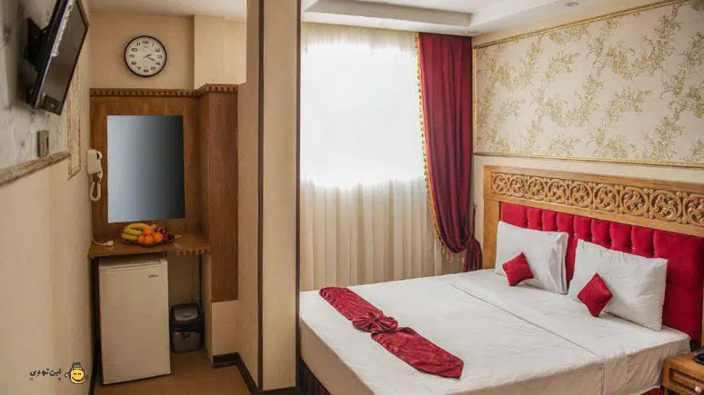 اتاق‌های هتل آپارتمان علمدار مشهد با غذا