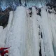 آبشار اخلمد در زمستان