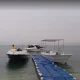 قایق‌های تفریحی در کلوپ دریایی آکواریوس کیش