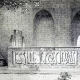 نقاشی قدیمی از آرامگاه سعدی در شیراز