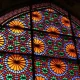 شیشه‌های رنگی حمام ارگ کریم‌خان شیراز