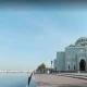 مسجد النور شارجه و جزیره النور در یک قاب