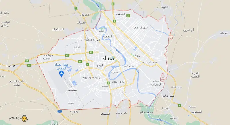 نقشه بغداد