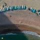 عکس هوایی از ساحل کلندون