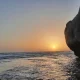 طلوع آفتاب از غار ساحل بنود