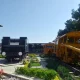 لوکوموتیوهای قدیمی در باغ موزه راه آهن خراسان