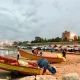 قایق سواری در ساحل انقلاب نور