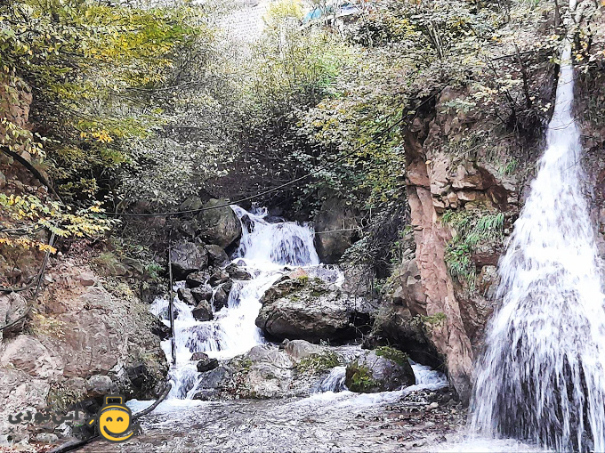 دره و آبشار آسمان‌رود اشکورات در استان گیلان
