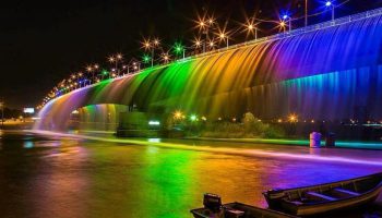 آبشار اهواز در پل هفتم علی بن مهزیار