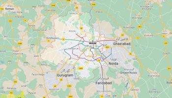 نقشه آنلاین شهر دهلی