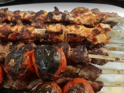 غذاهای کته کبابی محمدی متل قو