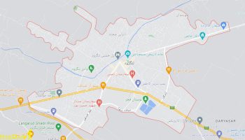نقشه آنلاین شهر لنگرود