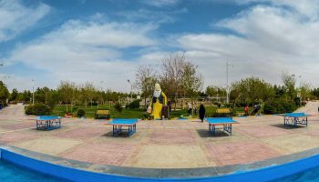 پارک بهاران meybod Baharan Park پارک بهاران شهر میبد در استان یزد
