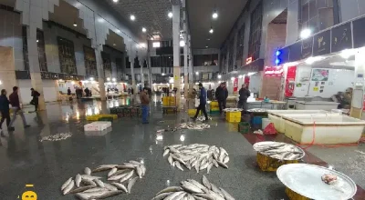 بازار الگویی ماهی فروشان ایران رشت